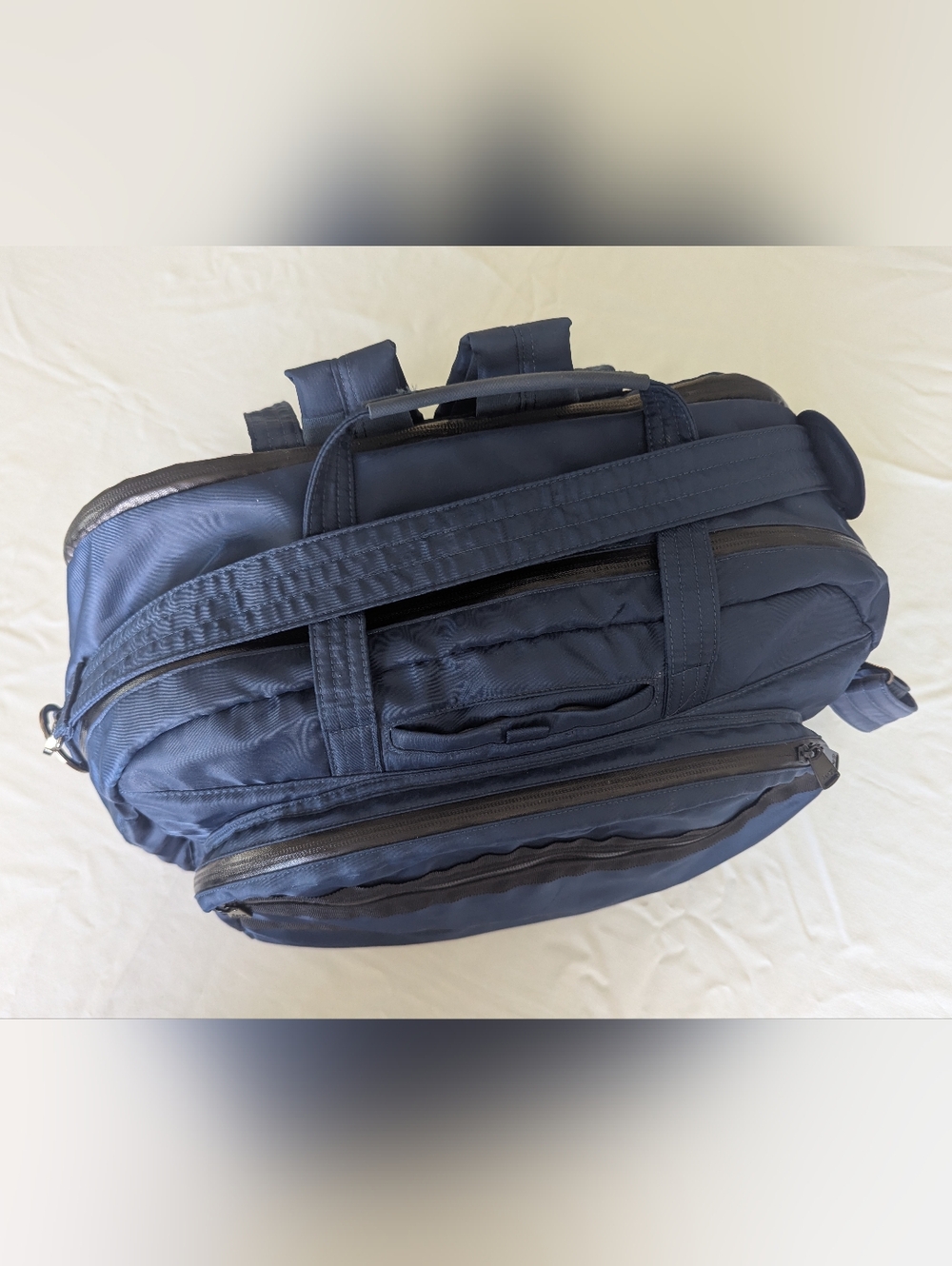 Lug Steamboat 3-in-1 Weekender Bag In Navy Blue - Picture 4 of 15